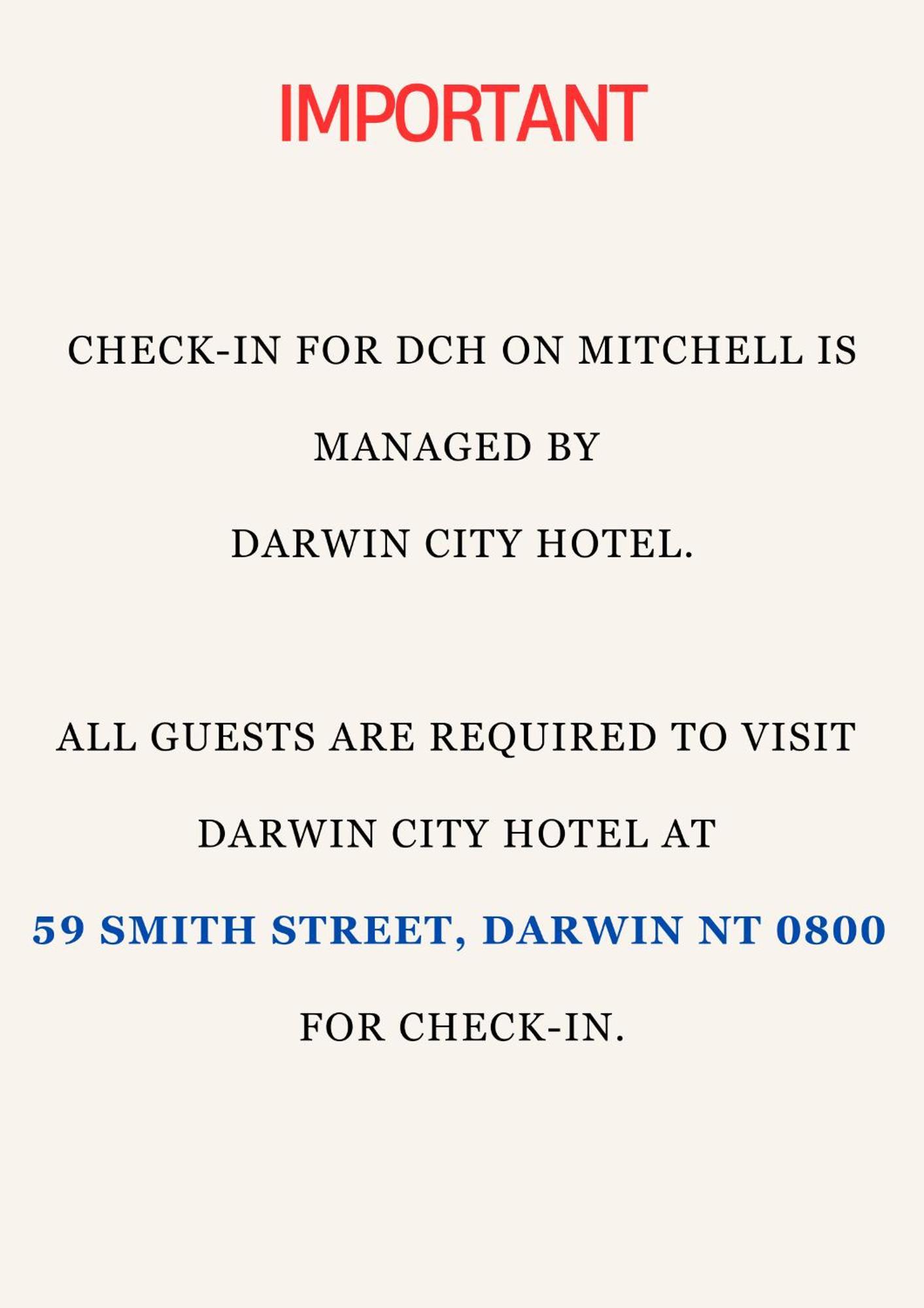 מלון דארווין Dch On Mitchell מראה חיצוני תמונה